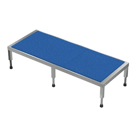 Vestil Adjustable Stainless Steel Stand 10-1/2" to 16-1/2" Height 24"W x 60"L AHT-H-2460-SS